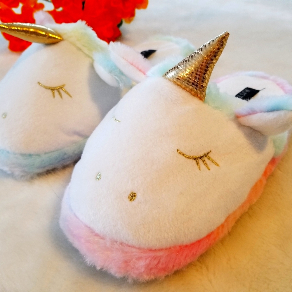 Unicorn slippers